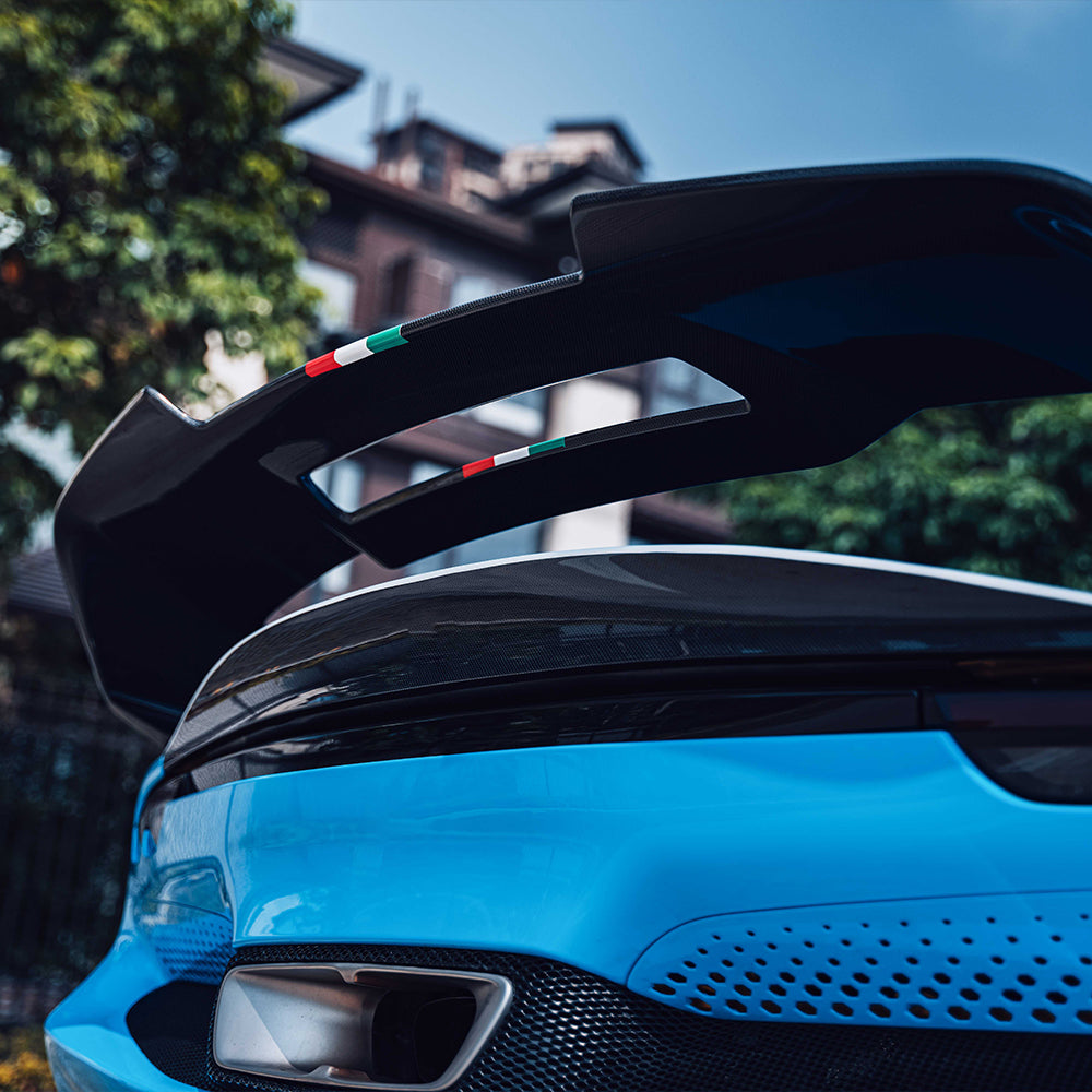 FERRARI 296 GTB Dry carbon fiber OEM Rear wing