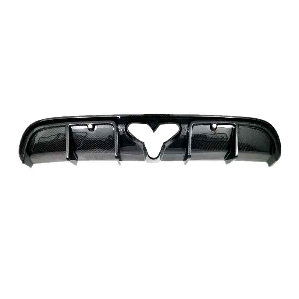 PORSCHE 718 Dry Carbon Fiber Rear Bumper Lip diffuser For 2016- 2023 - Amxnx