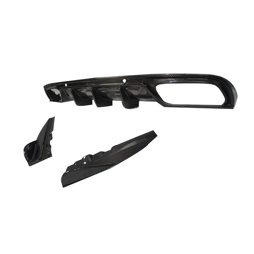 BENZ AMG C43 Coupe Dry carbon fiber rear lip - Amxnx