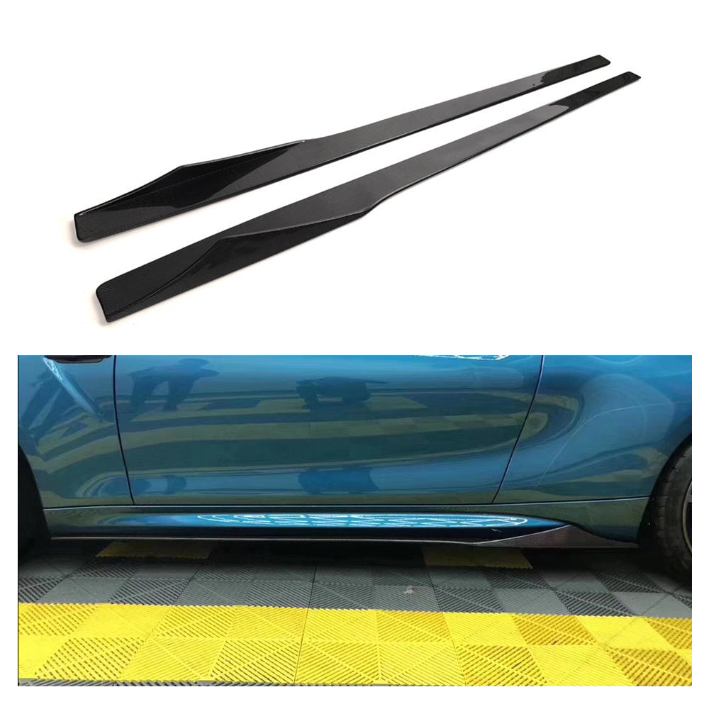 BMW M2 F87 Dry Carbon Fiber MTC Side Skirt - Amxnx