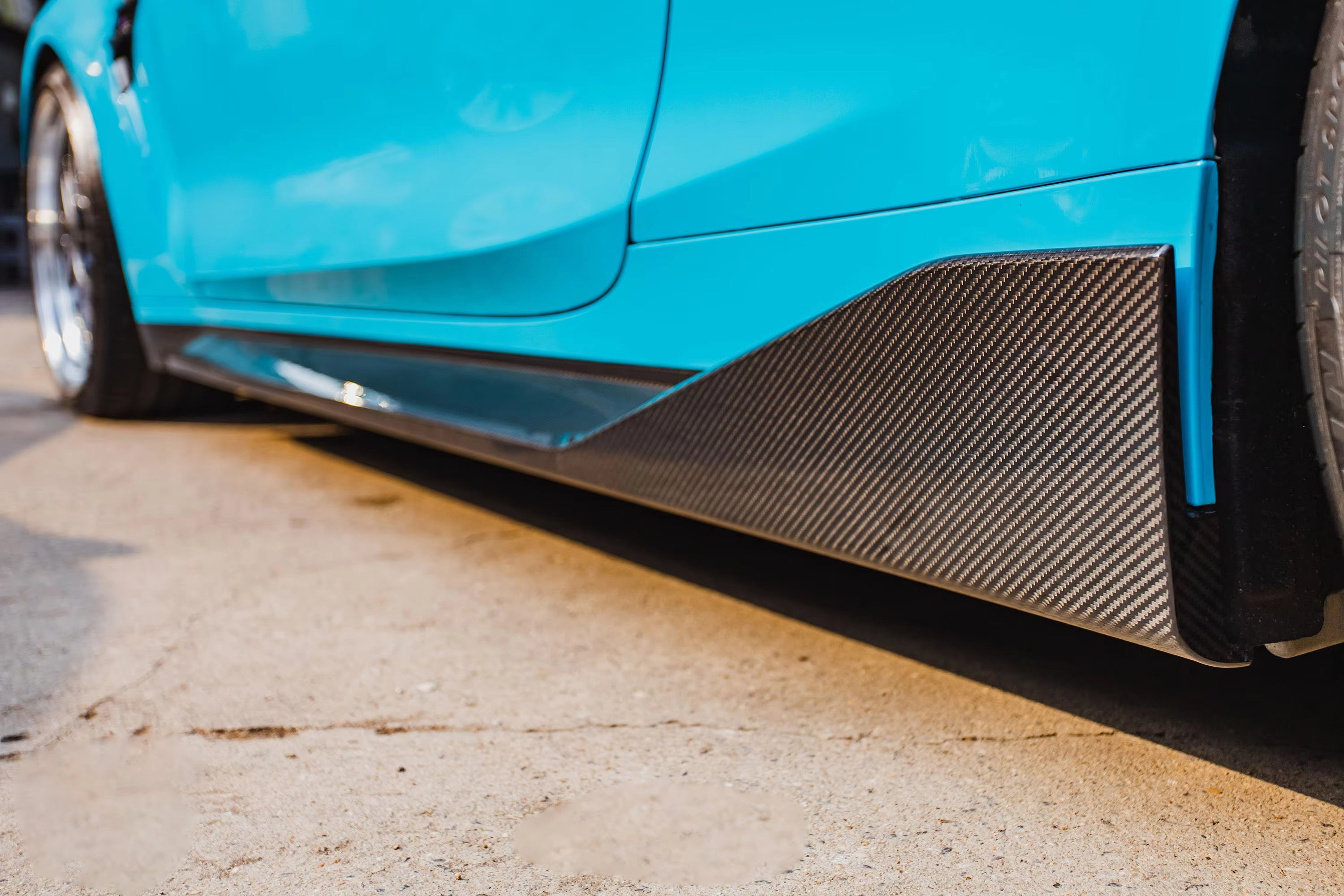 BMW M3/M4 G80/G82/G83 Dry Carbon Fiber MP Side Skirt - Amxnx