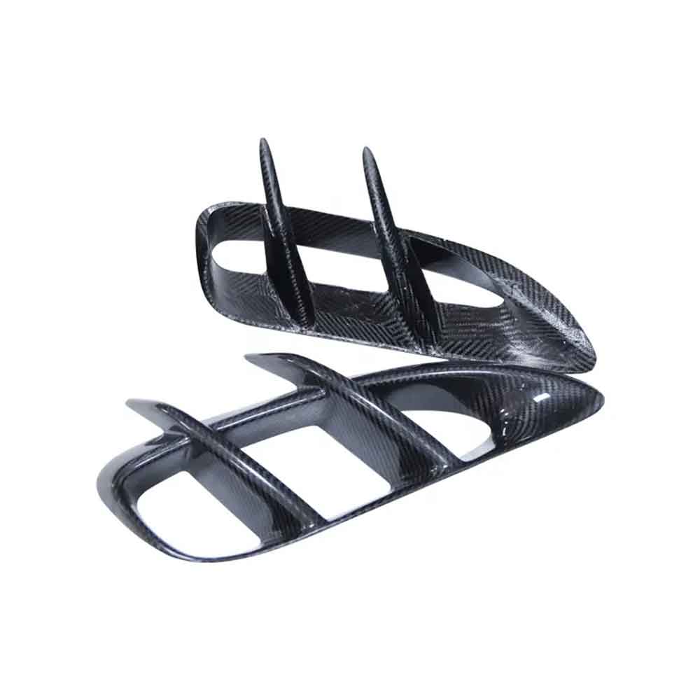 PORSCHE 718 Cayman/Boxster Dry Carbon Fiber Side Air Inlet Grille - Amxnx