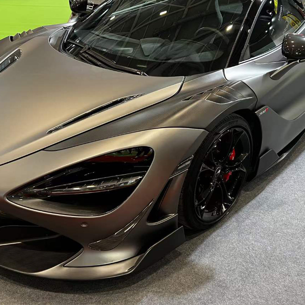 MCLAREN 720S Dry carbon fiber SRY style Front bumper wind Side - Amxnx