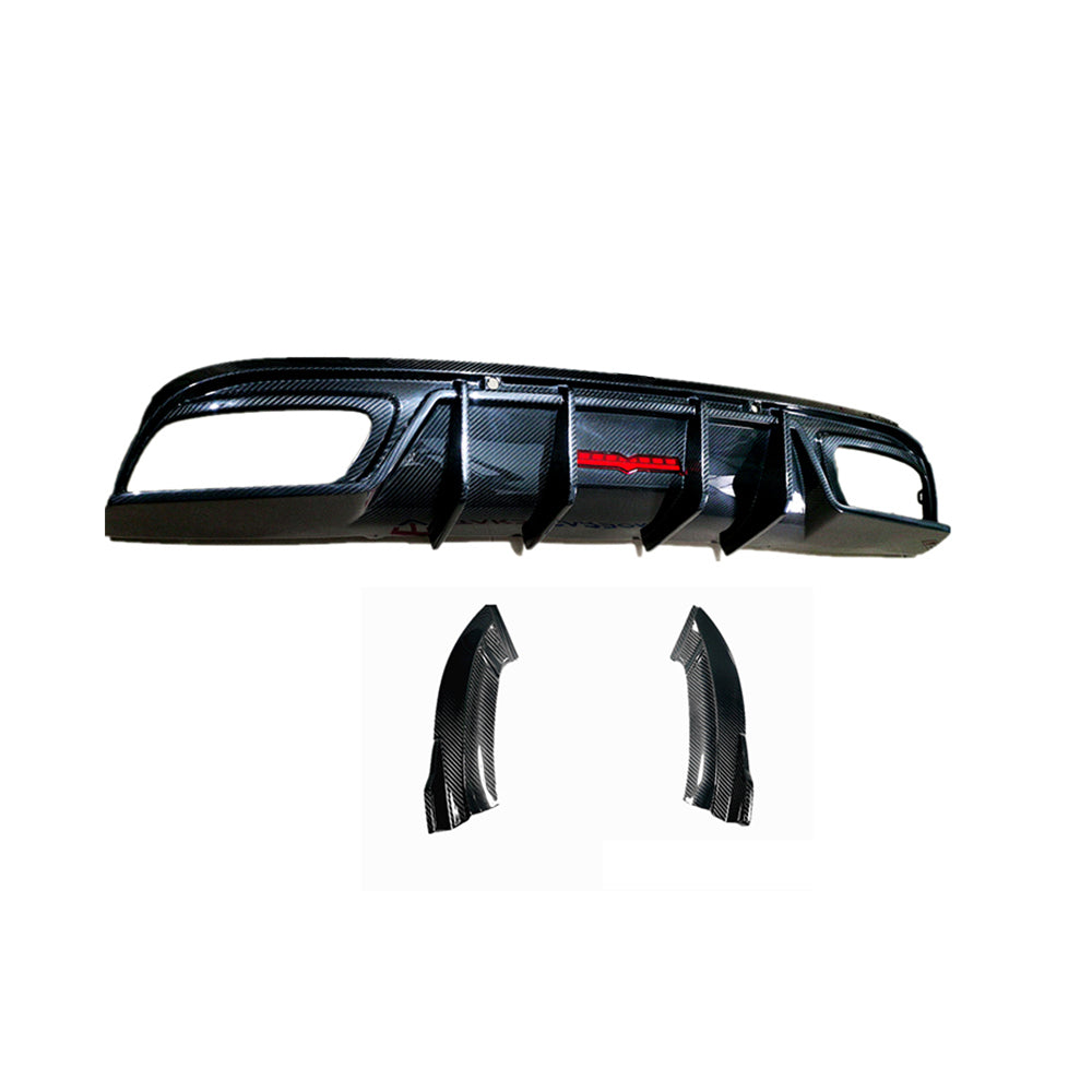 BENZ AMG C63 Dry Carbon Fiber Rear Lip - Amxnx
