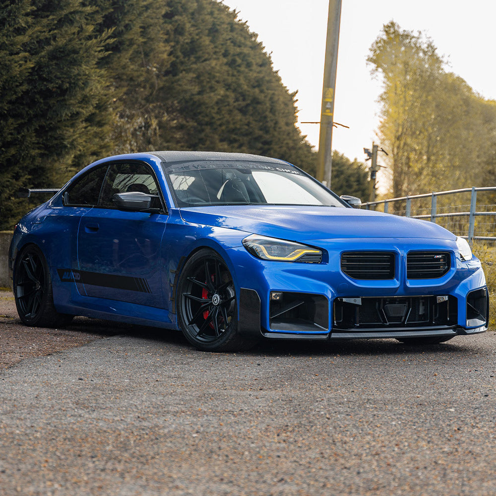 BMW M2 G87 Dry Carbon Fibre Performance front bar trend - Amxnx