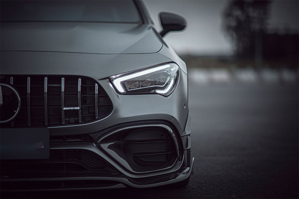 BENZ AMG CLA45/CLA45S Dry carbon fiber fog lamp frame - Amxnx