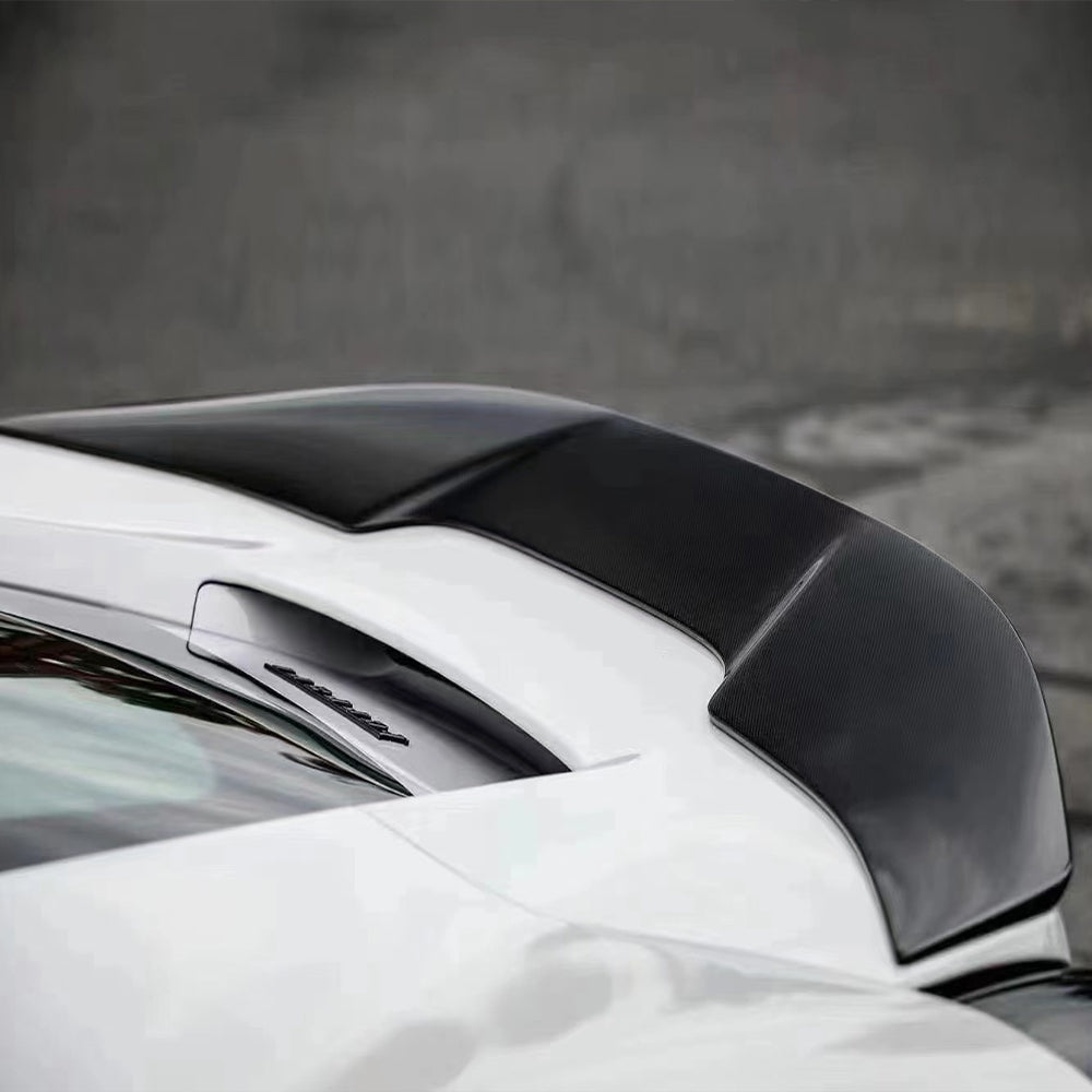 FERRARI 488 GTB Dry Carbon Fiber Rear Spoiler Wing - Amxnx