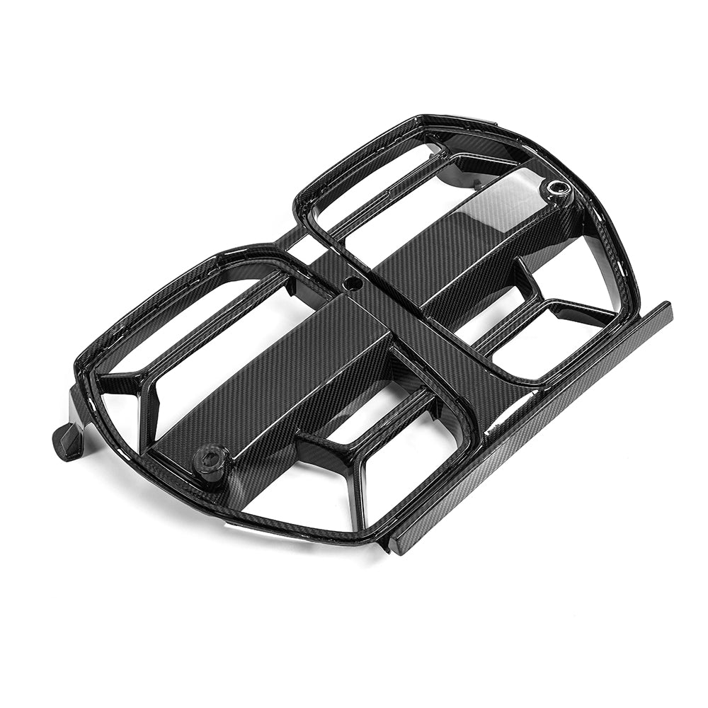 BMW M3/M4 G80/G82 Dry carbon fiber medium mesh front grille - Amxnx