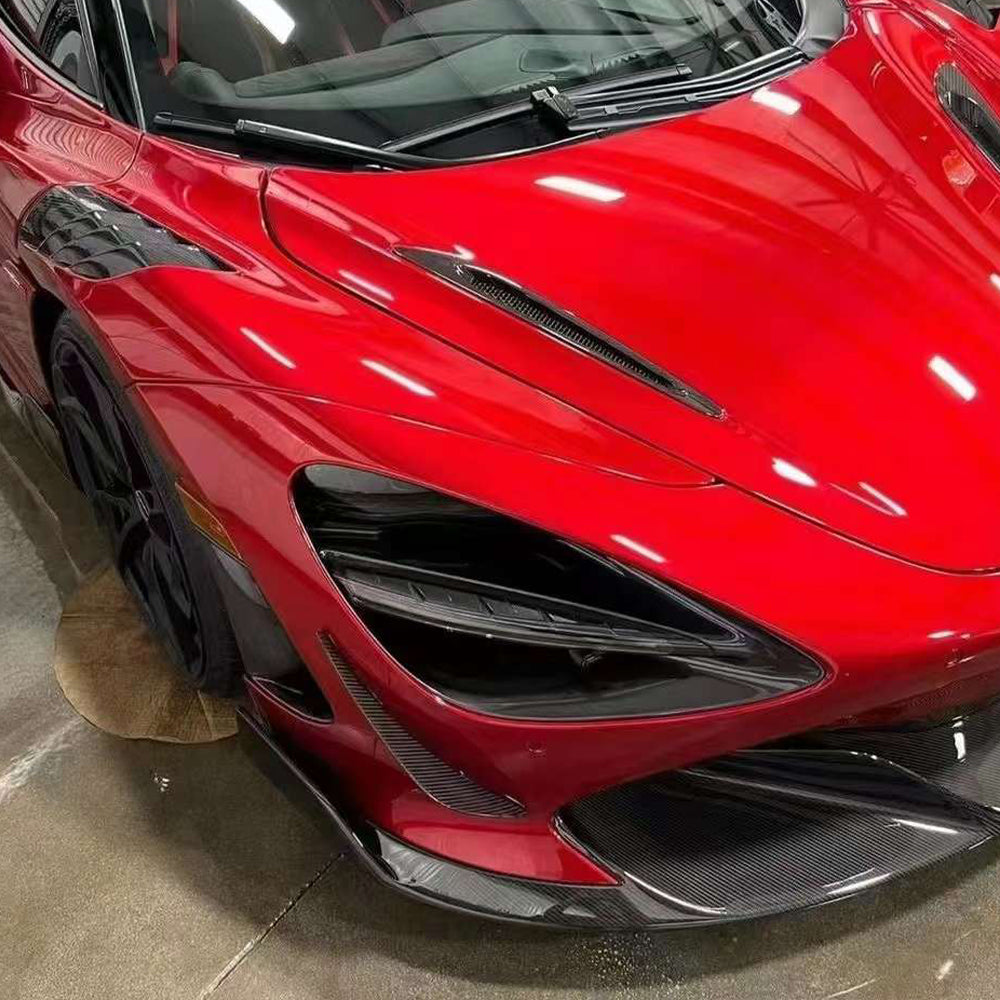 MCLAREN 720S Dry carbon fiber SRY style Front bumper wind Side - Amxnx