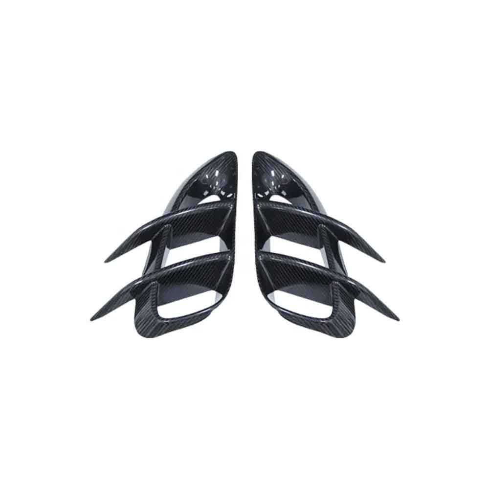 PORSCHE 718 Cayman/Boxster Dry Carbon Fiber Side Air Inlet Grille - Amxnx