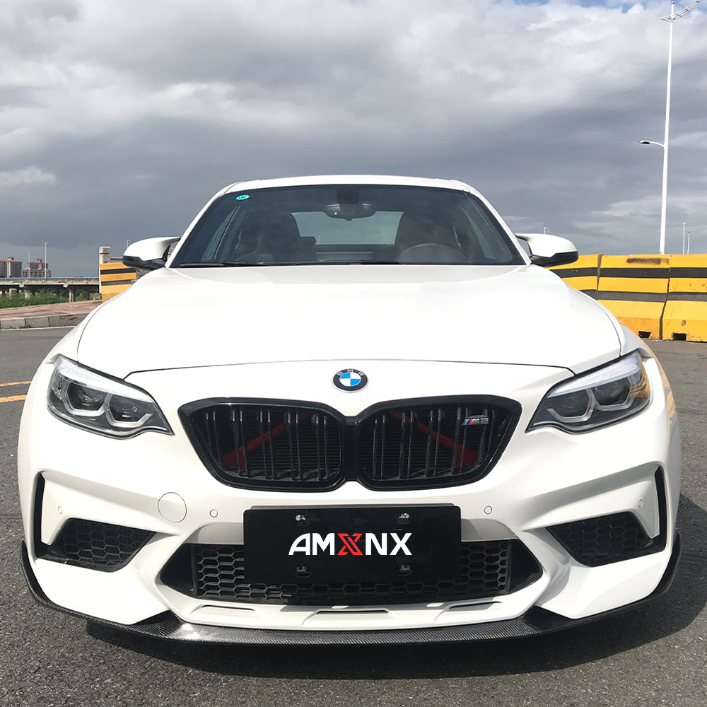 BMW M2 F87 Dry Carbon Fiber MP Front Lip - Amxnx