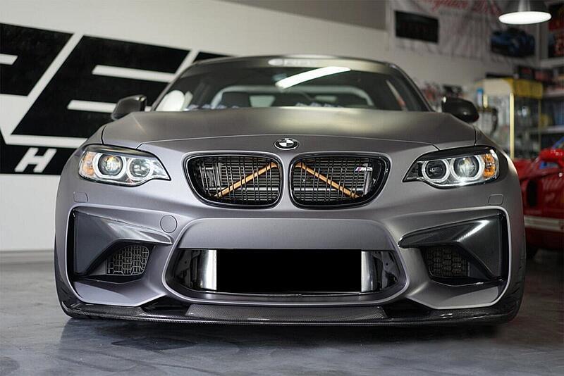 BMW M2 F87 Dry Carbon Fiber MTC Front Lip - Amxnx