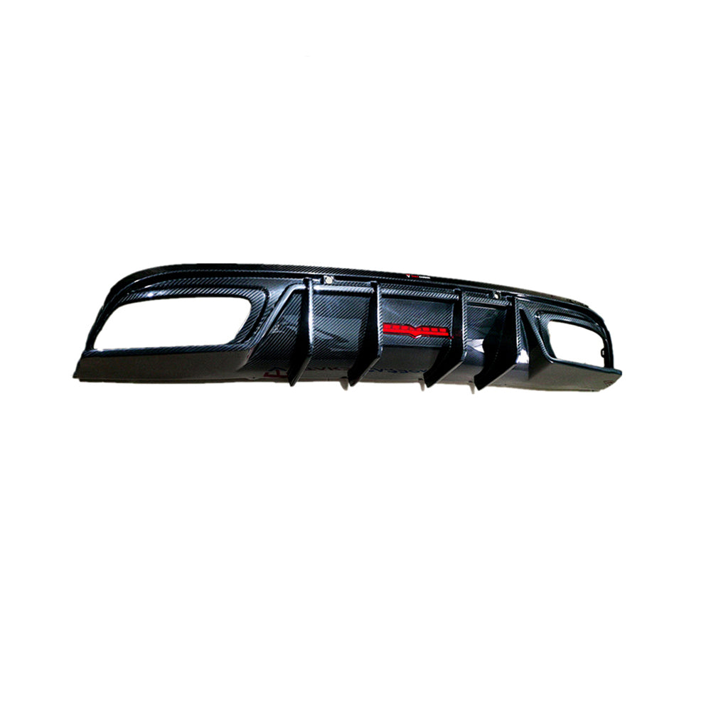 BENZ AMG C63 Dry Carbon Fiber Rear Lip - Amxnx