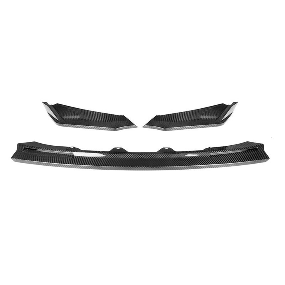 BMW M3/M4 G80/G82 Dry carbon fiber three-stage V-shaped front lip - Amxnx