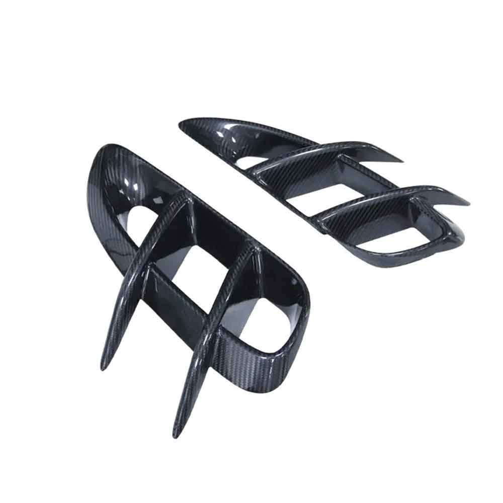 PORSCHE 718 Cayman/Boxster Dry Carbon Fiber Side Air Inlet Grille - Amxnx