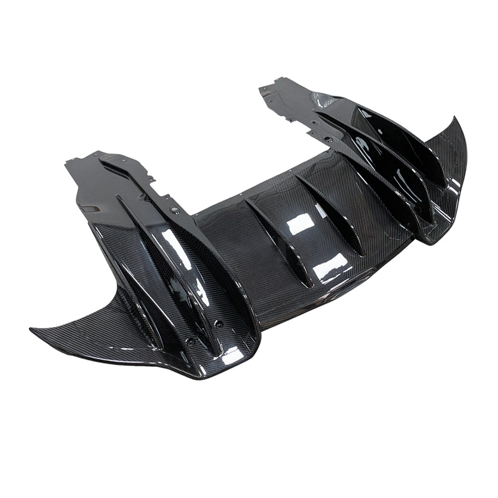 MCLAREN 570S/540C/570GT Dry carbon fiber OEM style rear lip - Amxnx