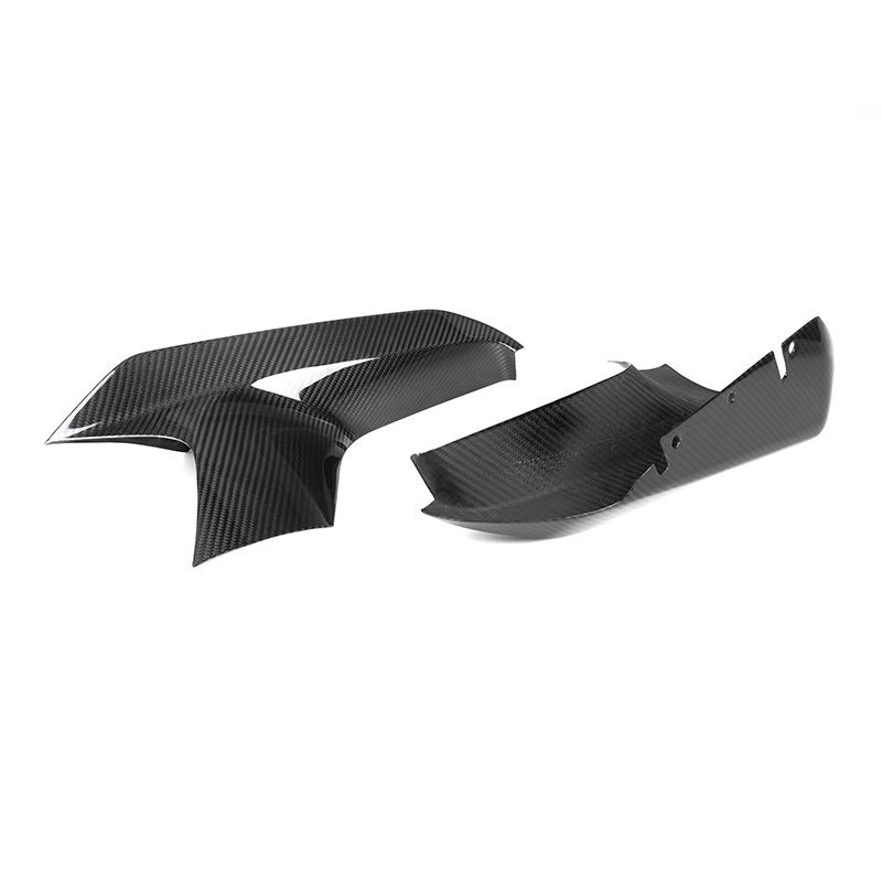BMW M5 F90 Dry Carbon Fiber MP Front Lip and wrap angle - Amxnx