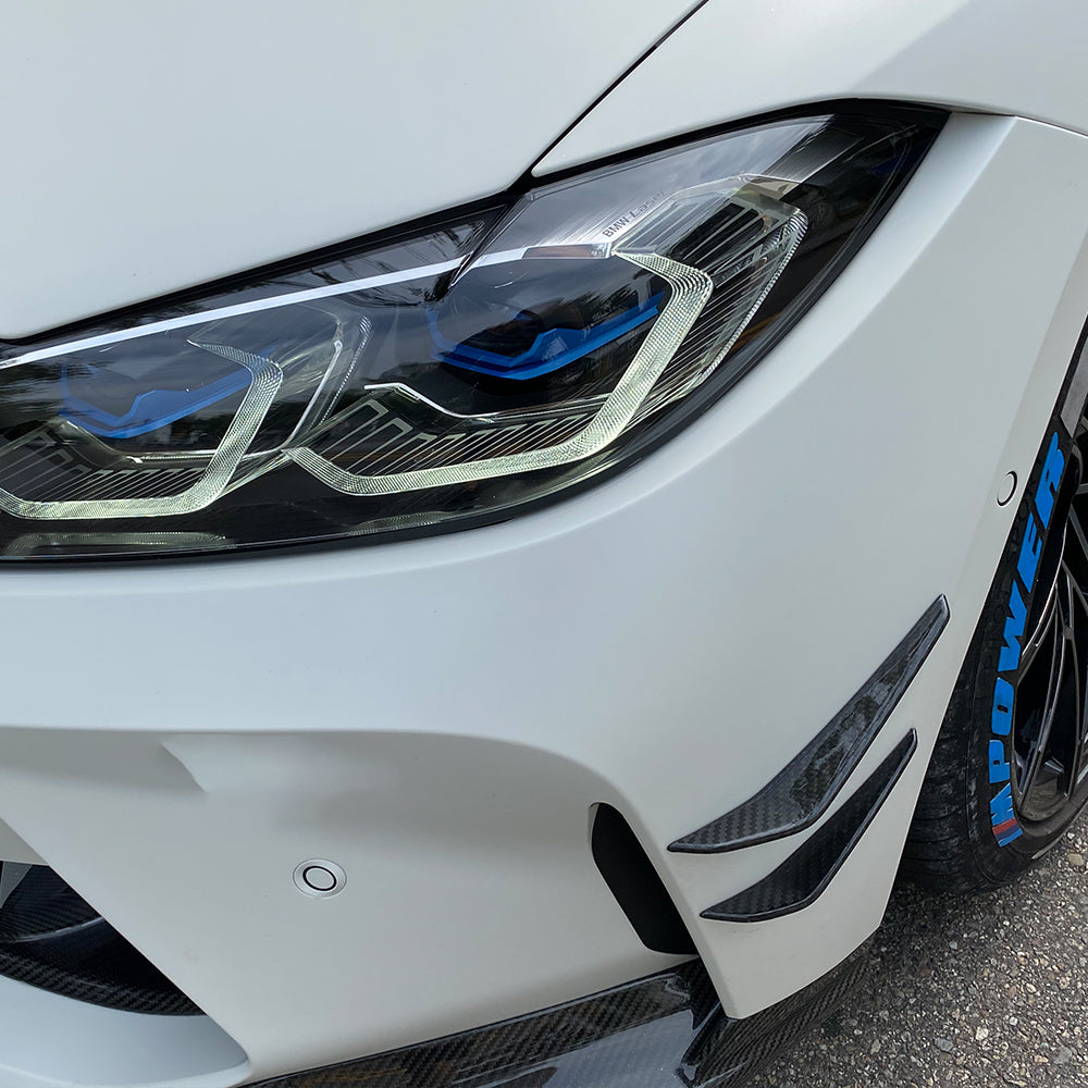 BMW M3/M4 G80/G82 Dry Carbon Fiber MP Front Bar Air Knife - Amxnx
