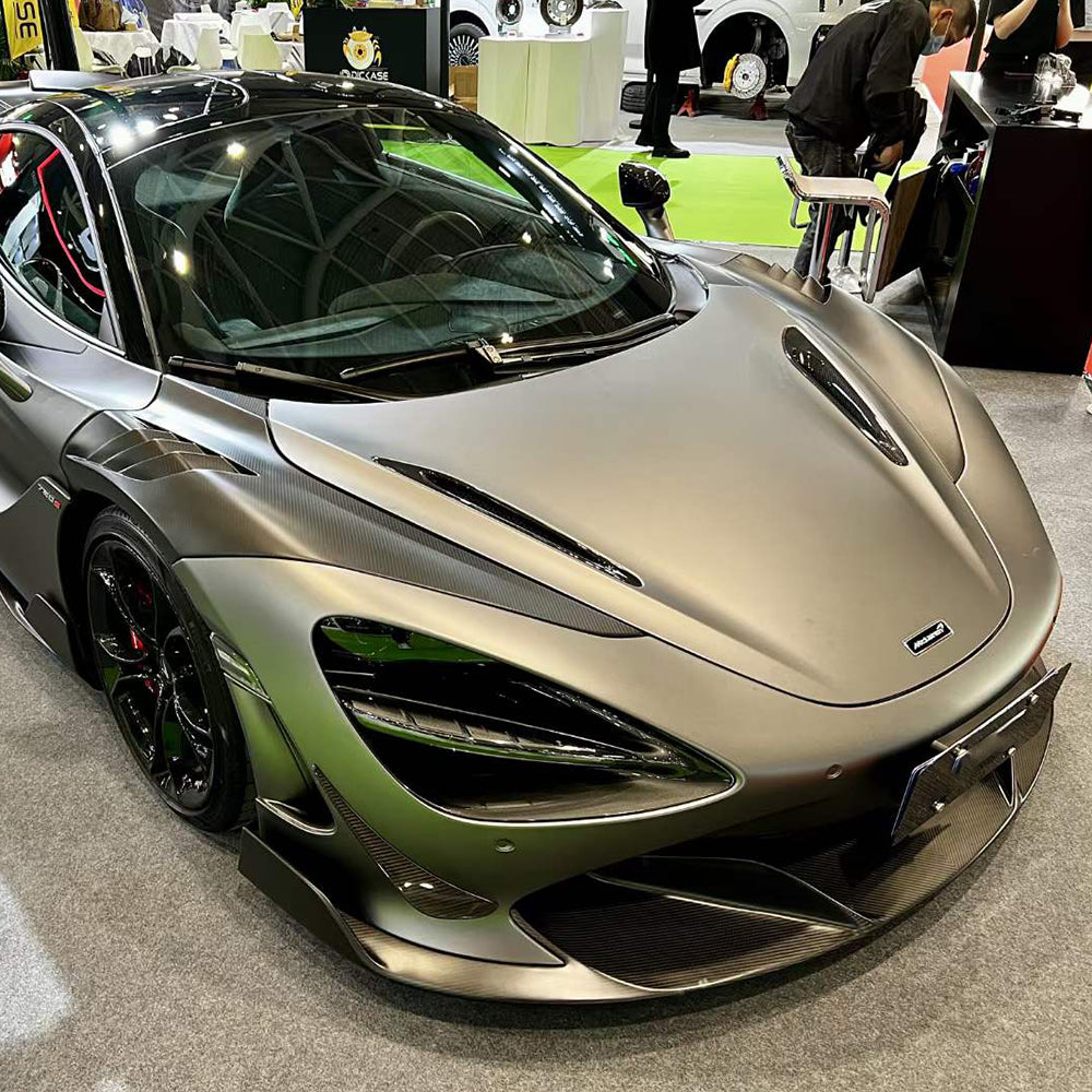 MCLAREN 720S Dry carbon fiber SRY style Front bumper wind Side - Amxnx