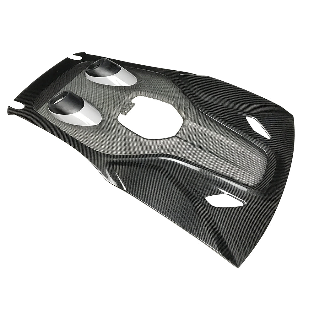 MCLAREN 570S/540C Dry carbon fiber Tail cover For Upgraded 600LT - Amxnx