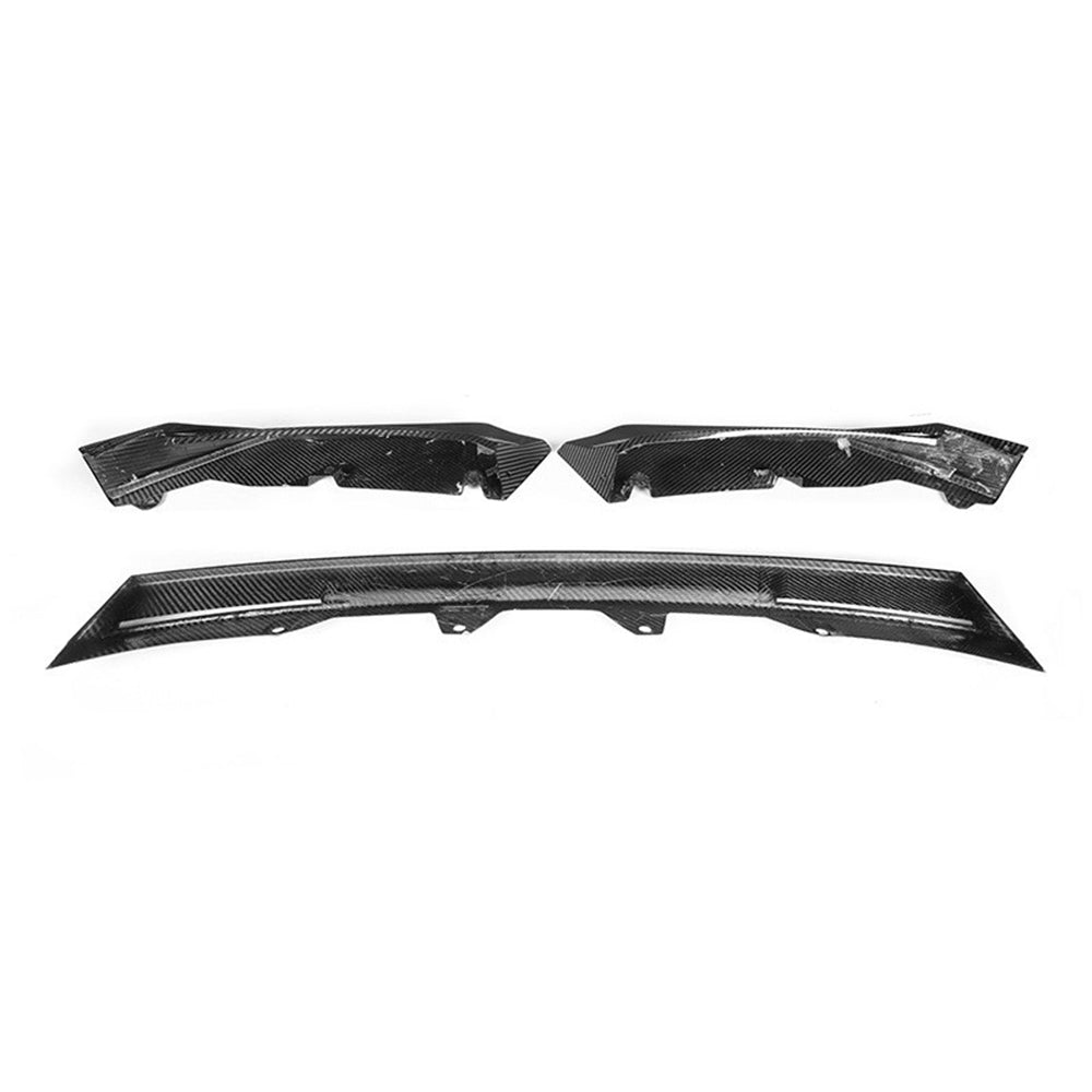 BMW M3/M4 G80/G82 Dry carbon fiber three-stage V-shaped front lip - Amxnx