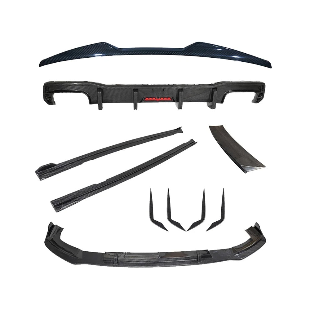 AUDI A7/A7L/S7 C8 Dry carbon fiber rear lip - Amxnx