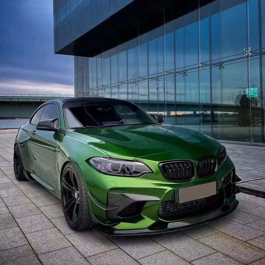 BMW M2 F87 Dry Carbon Fiber MTC Front Lip - Amxnx