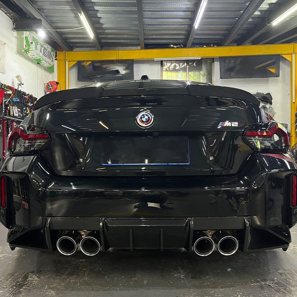 BMW M2 G87 Dry carbon fiber R44 rear lip - Amxnx