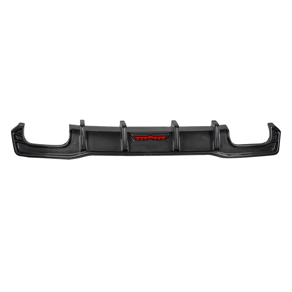 AUDI RS3 Dry carbon fiber rear lip with lamp - Amxnx