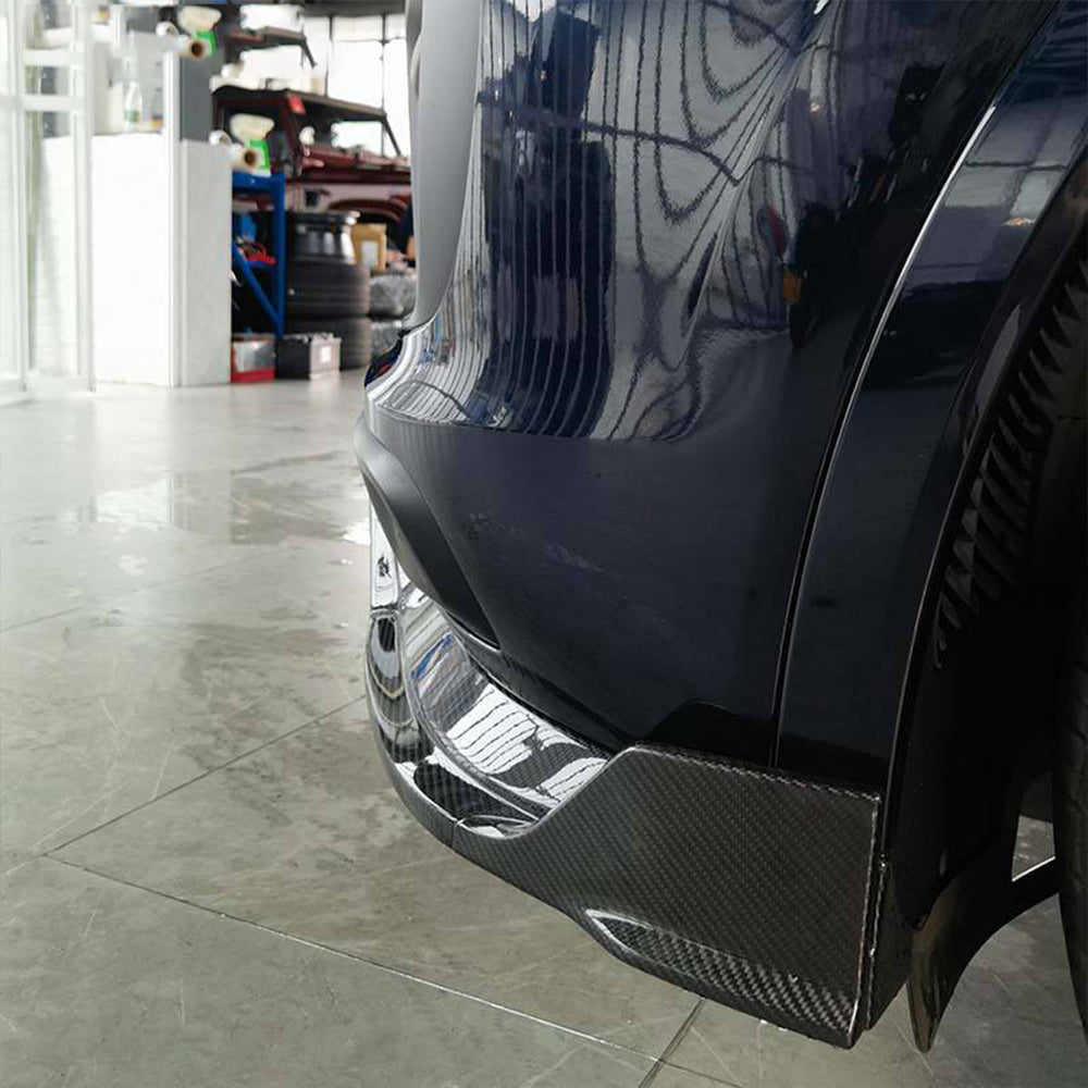PORSCHE CAYENNE Coupe Dry Carbon Fiber Front Lip - Amxnx