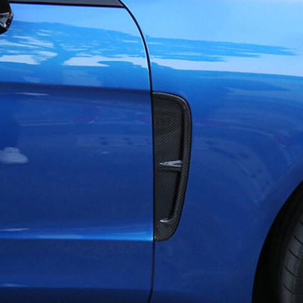 PORSCHE 971 PANAMERA E-Hybrid/GTS/Turbo Dry Carbon Fiber Front Fender Trim For 2017-2023 - Amxnx