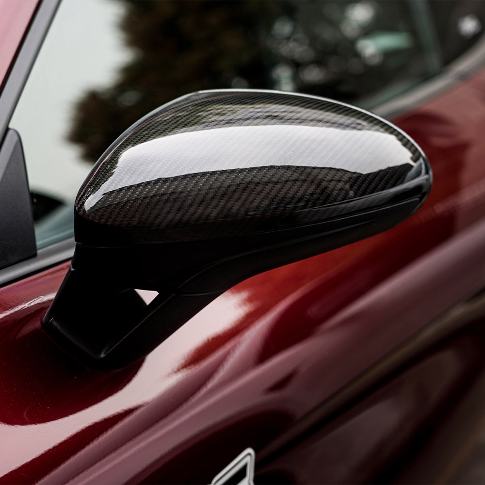 PORSCHE 718 Cayman/Boxster Dry Carbon Fiber Rearview mirror shell - Amxnx