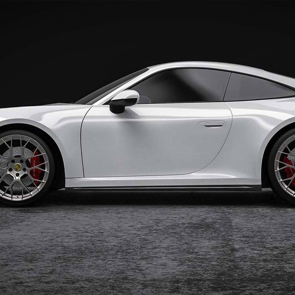 PORSCHE 911 992 Carrera 4 /Carrera4S Carbon Fiber Side Skirt - Amxnx