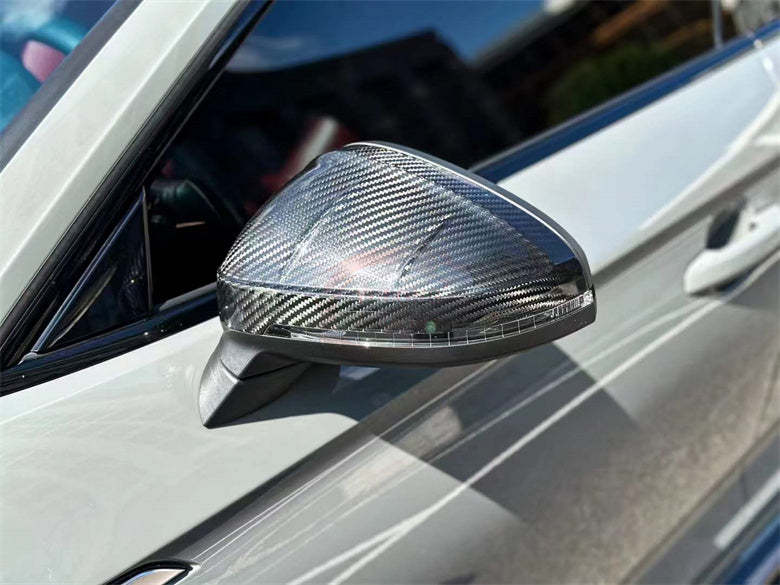 AUDI S4/A4 B9 PA Dry carbon fiber rearview mirror shell - Amxnx