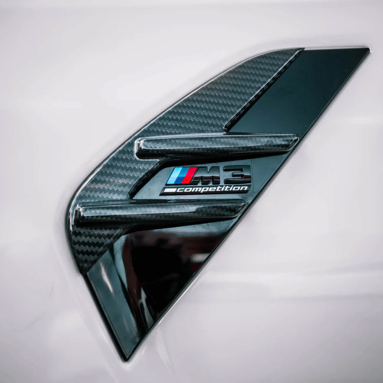 BMW M3/M4 G80/G82 Dry carbon fiber fender air knife - Amxnx