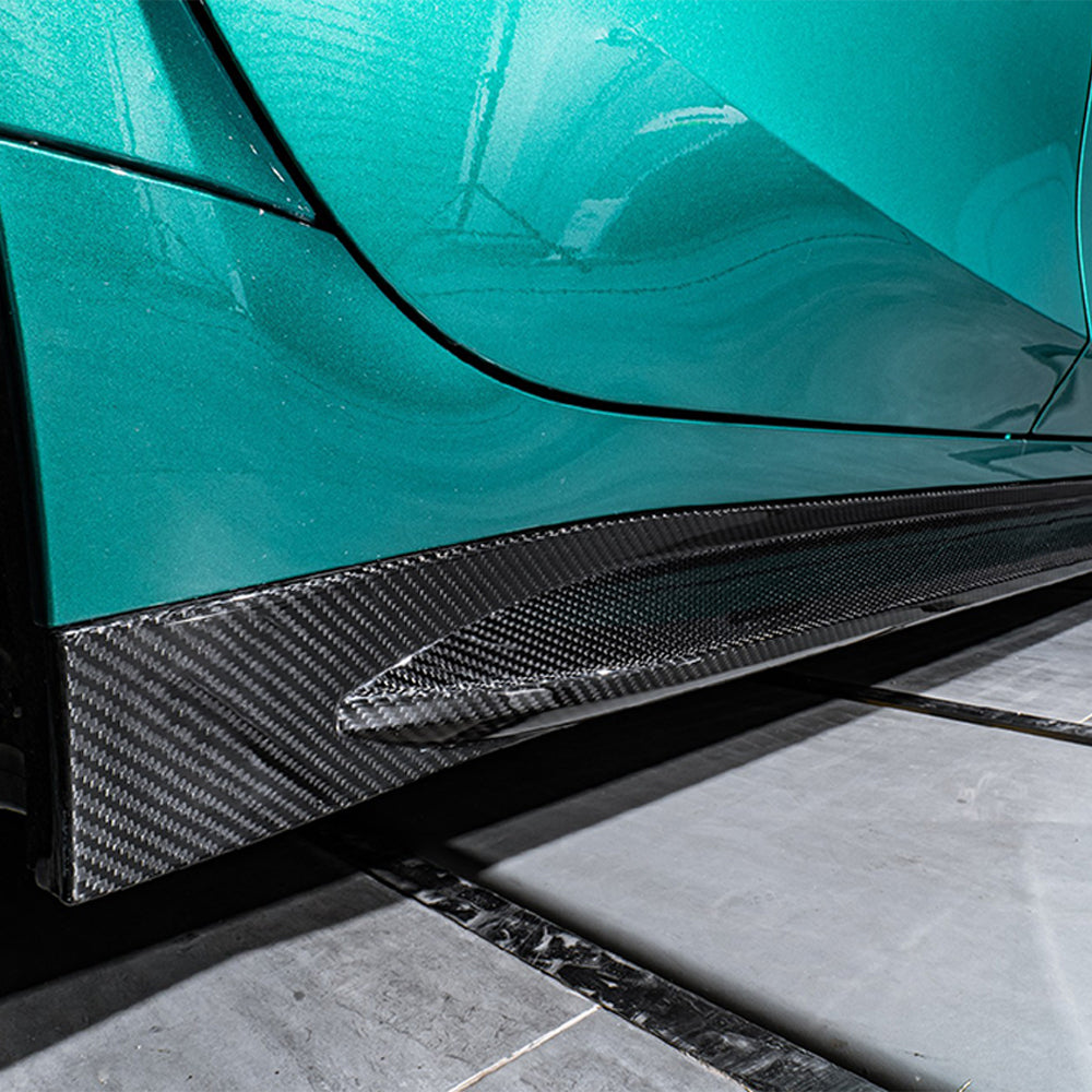 BMW M3/M4 G80/G82 Dry carbon fiber side skirt - Amxnx