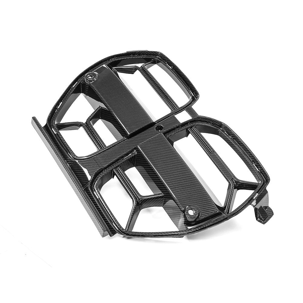 BMW M3/M4 G80/G82 Dry carbon fiber medium mesh front grille - Amxnx