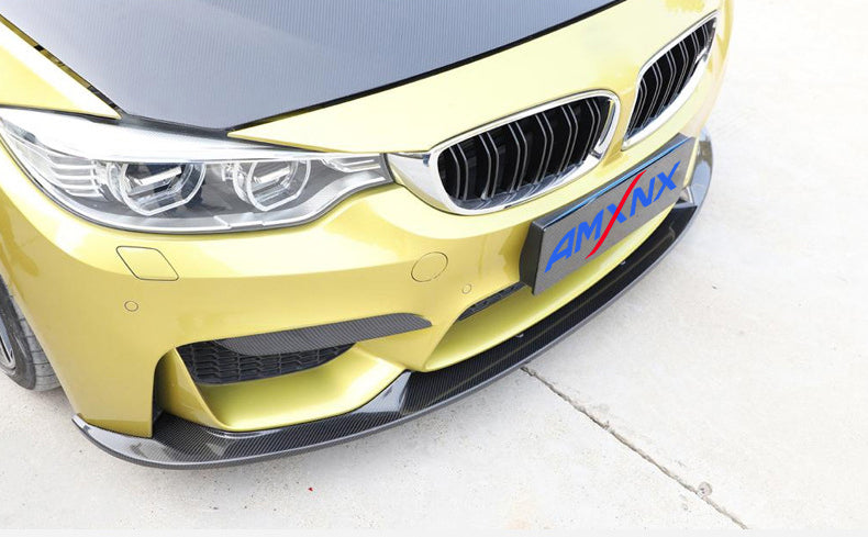 BMW M3/M4 F80/F82 Dry Carbon Fiber 3D Front Lip - Amxnx