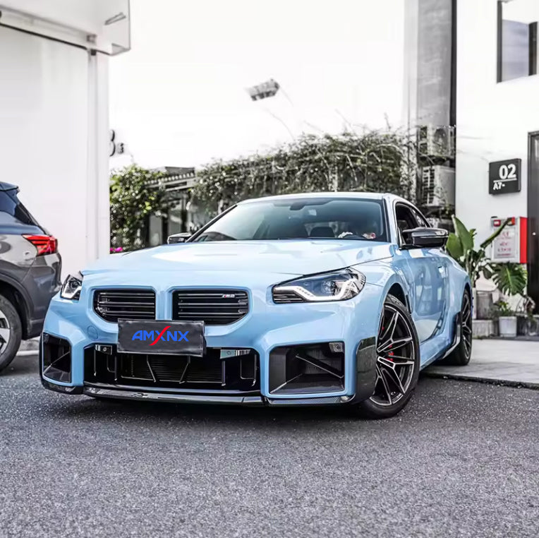 BMW M2 G87 Dry Carbon Fiber MP Front Lip - Amxnx