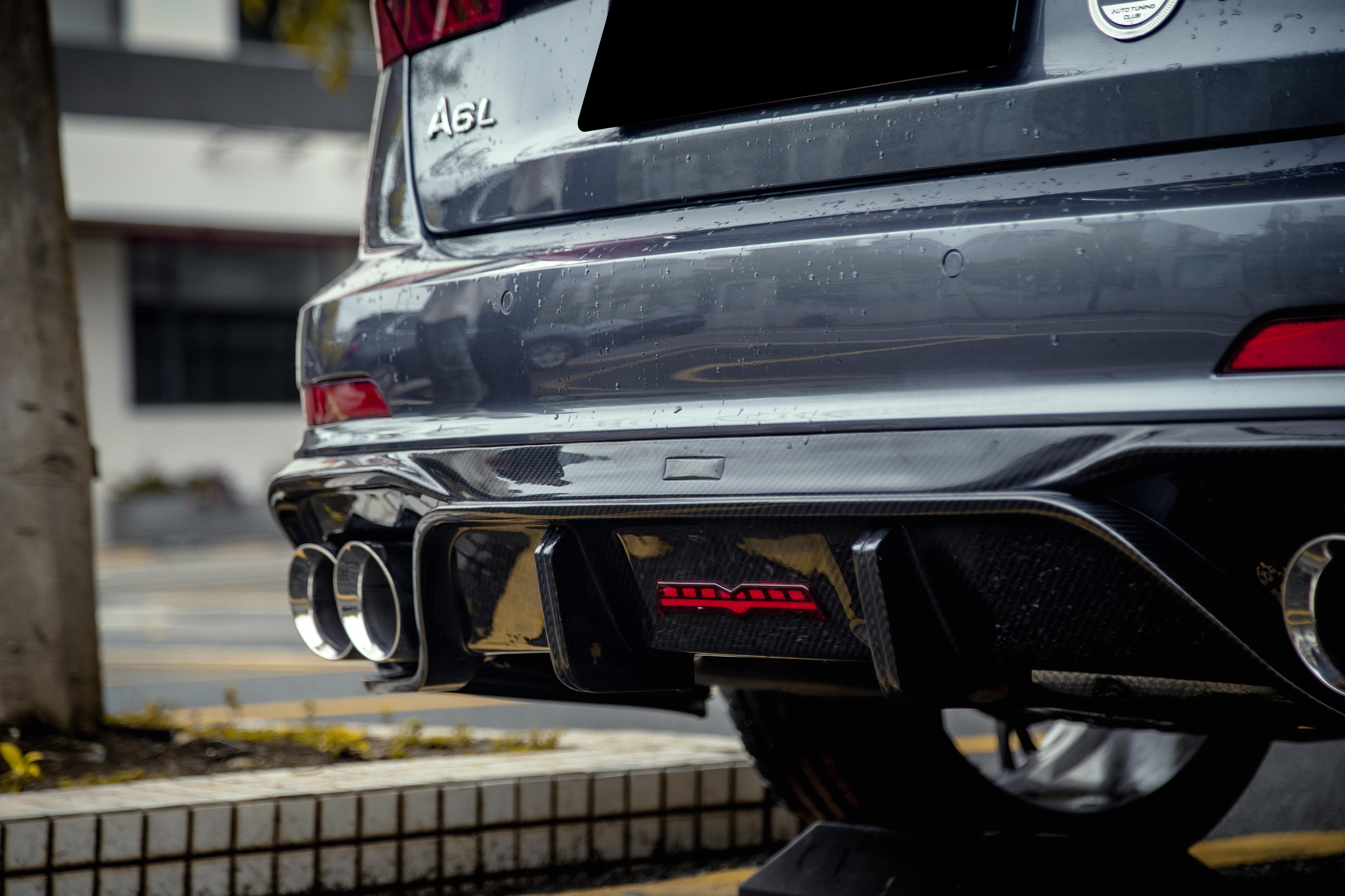 AUDI A6/S6 C8 Dry carbon fiber rear lip - Amxnx