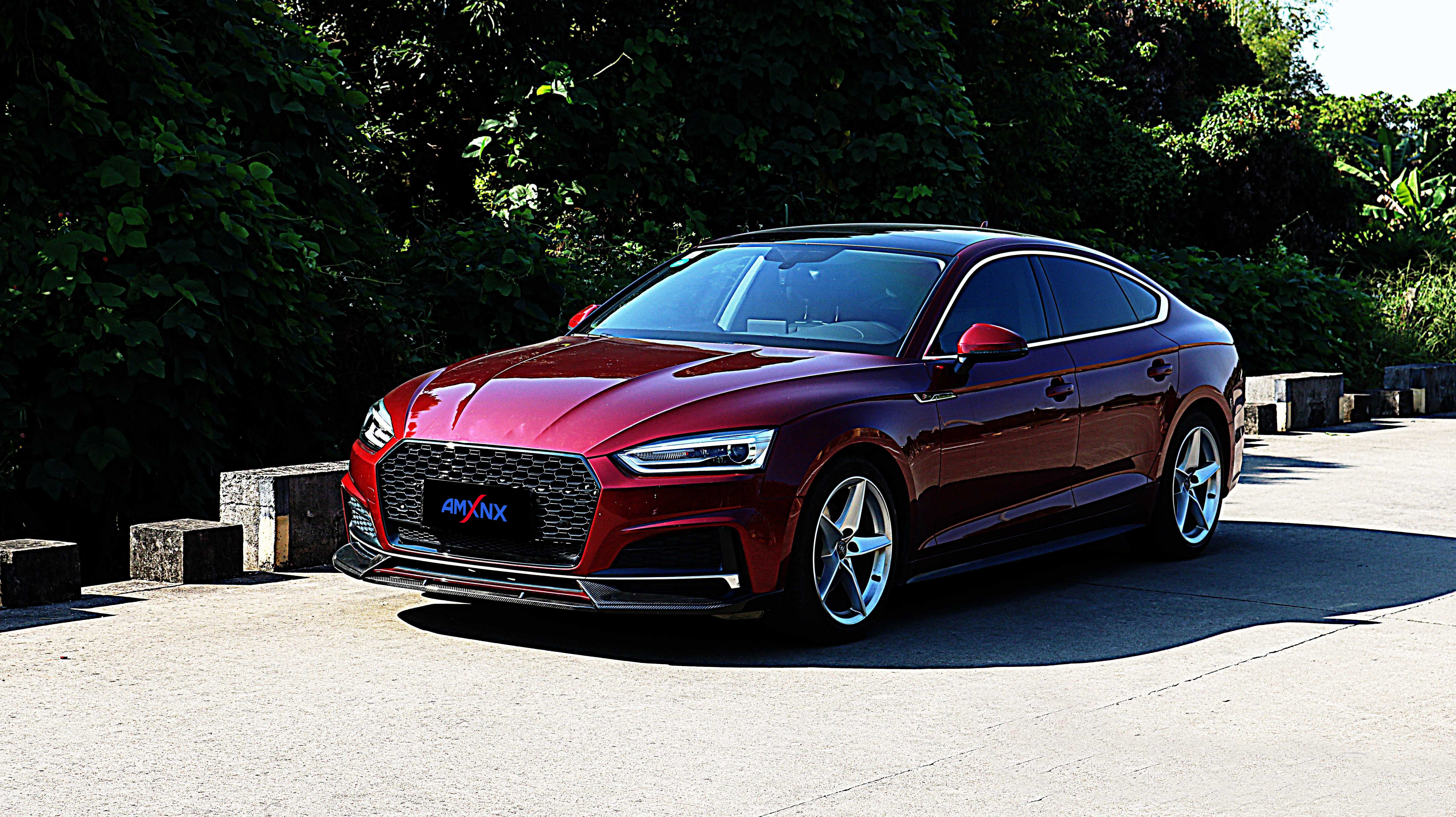 AUDI A5/S5 B9 Dry carbon fiber front lip - Amxnx
