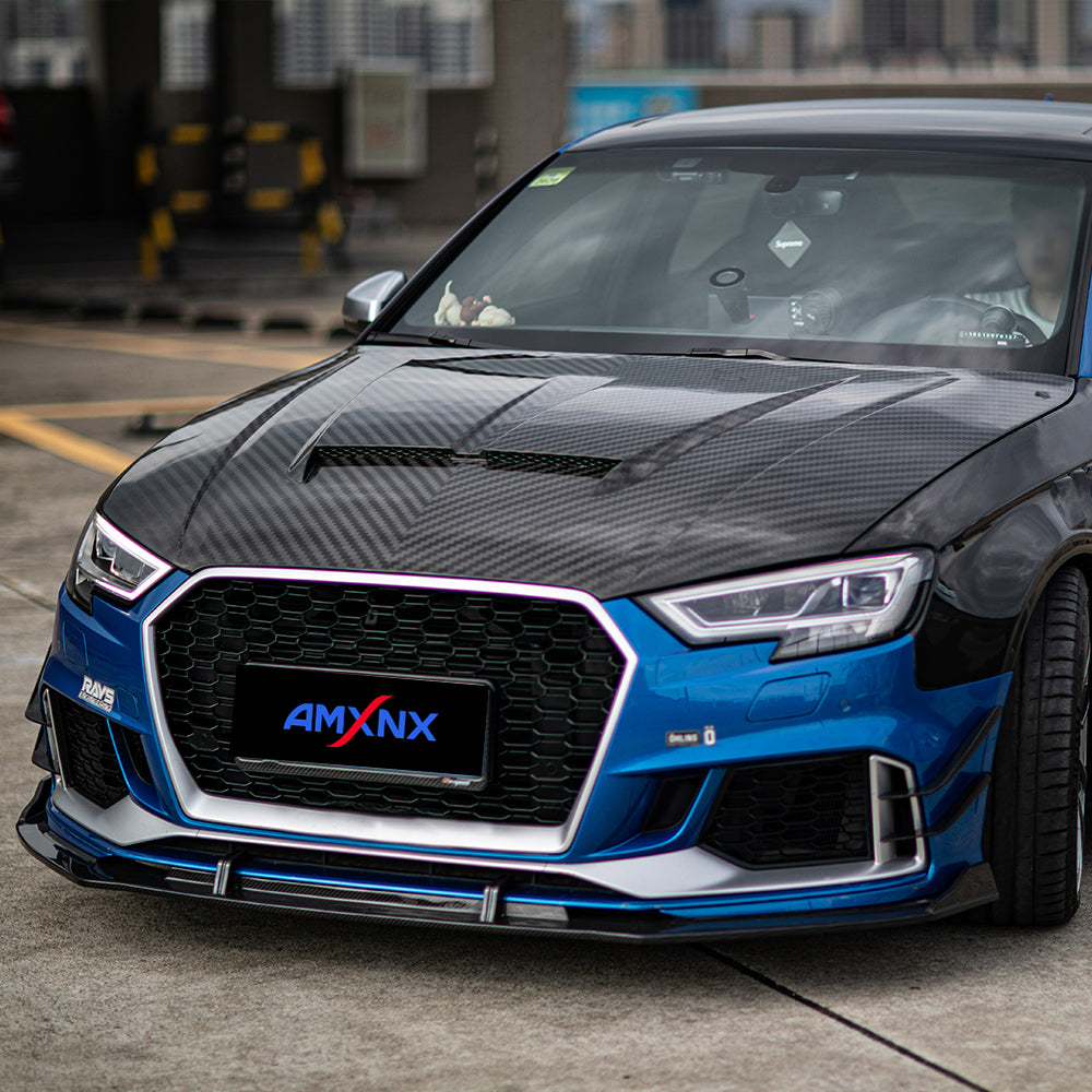 AUDI RS3 Dry carbon fiber hood - Amxnx