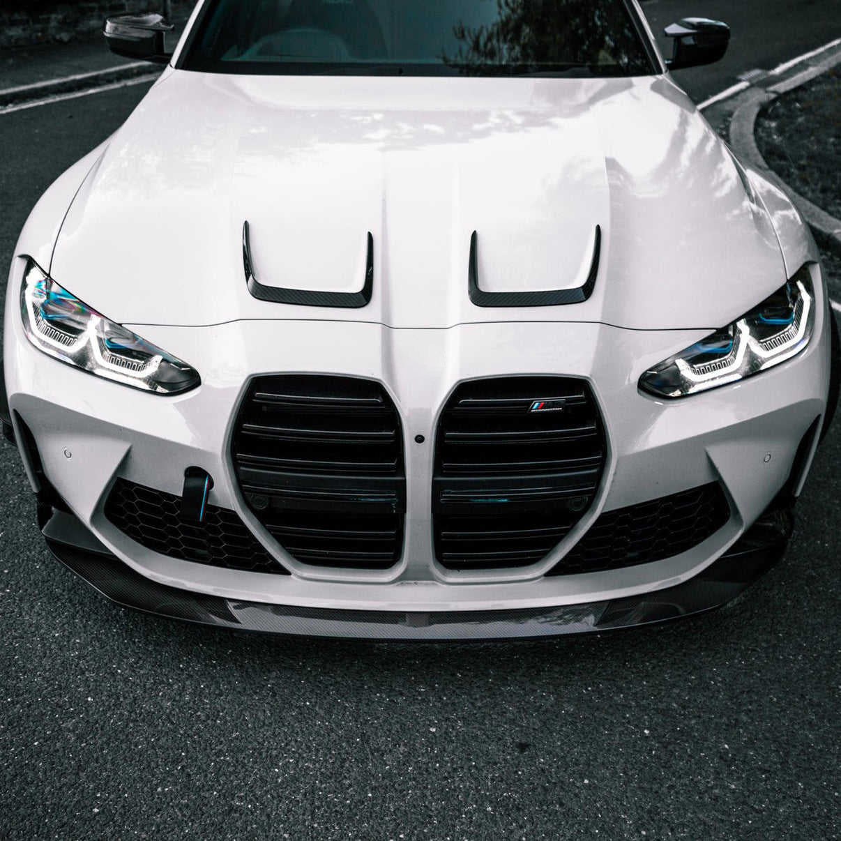BMW M3/M4 G80/G82 Dry Carbon Fiber Cover Air Knife - Amxnx