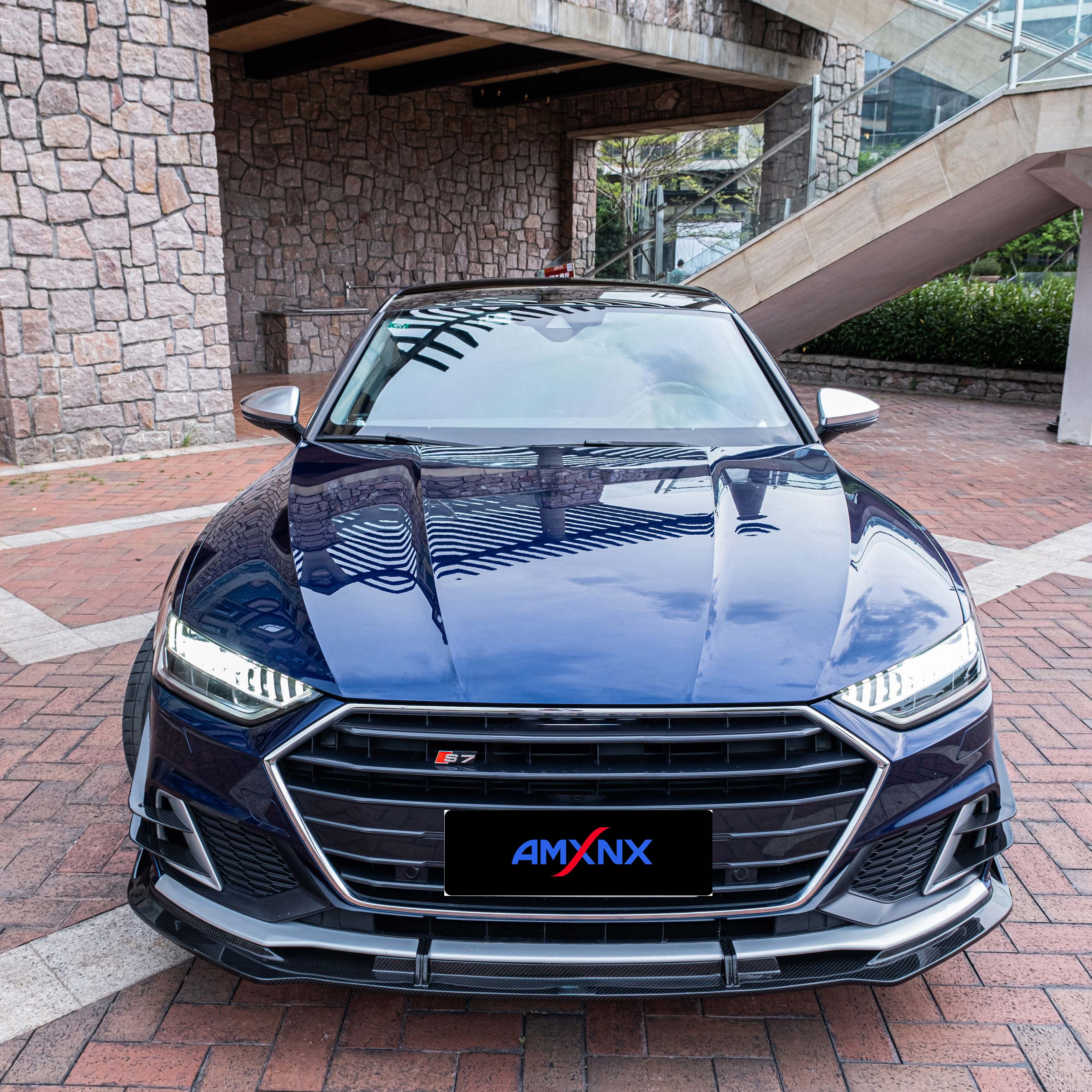 AUDI A7/A7L/S7 C8 Dry Carbon Fiber Front Lip - Amxnx