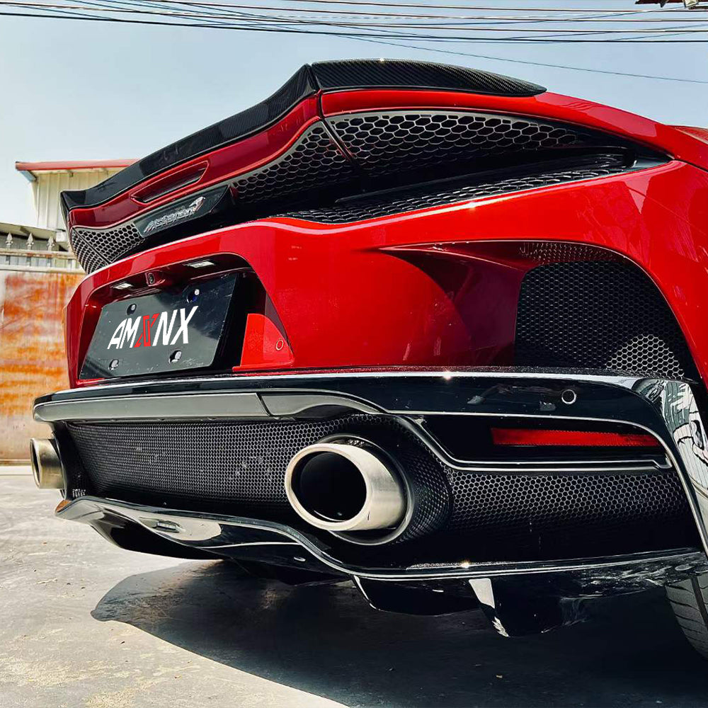 MCLAREN GT SN Dry carbon fiber rear lip - Amxnx