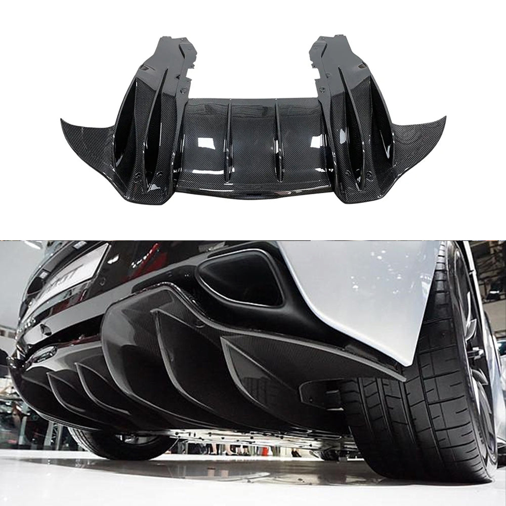 MCLAREN 570S/540C/570GT Dry carbon fiber OEM style rear lip - Amxnx
