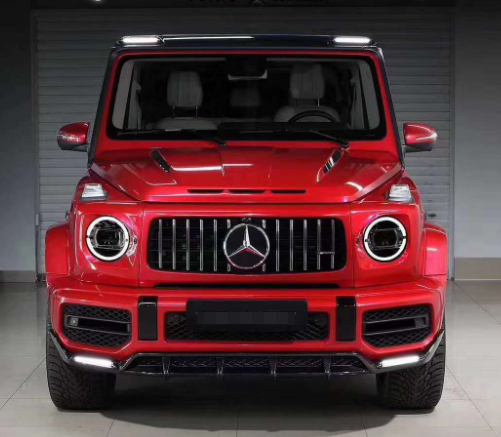 BENZ G500 W463/W464 Dry carbon fiber front lip - Amxnx
