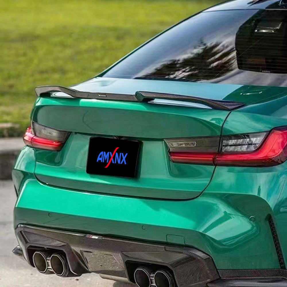 BMW M3/M4 G80/G82 Dry carbon fiber V rear wing - Amxnx