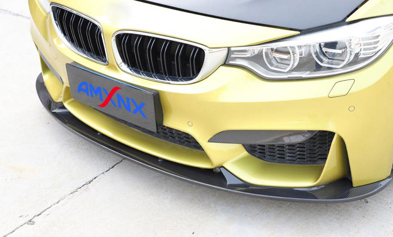 BMW M3/M4 F80/F82 Dry Carbon Fiber 3D Front Lip - Amxnx