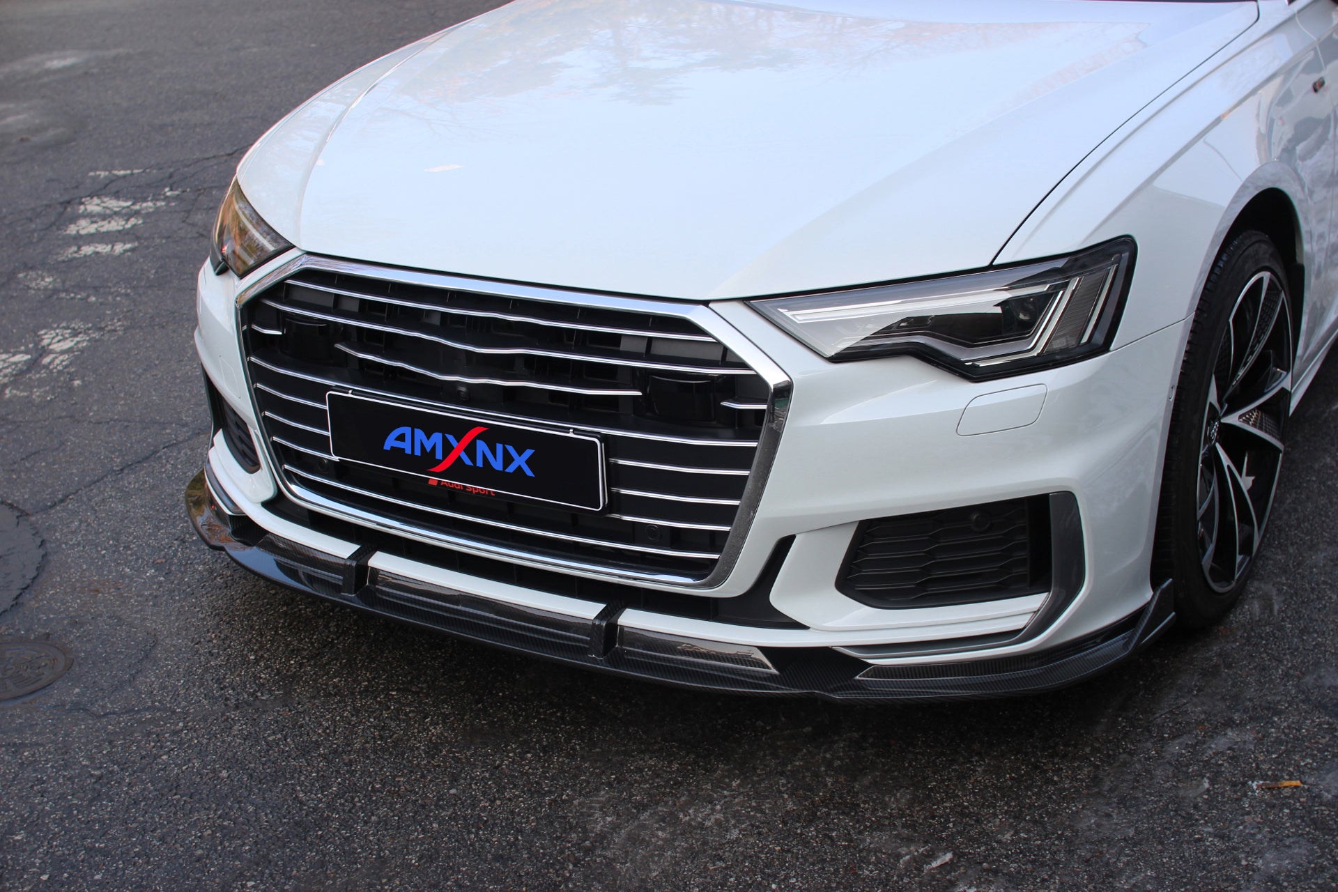 AUDI A6/S6 C8 Dry carbon fiber front lip - Amxnx